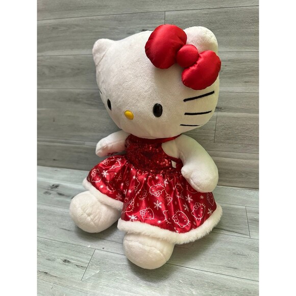hello kitty plush red dress Hello Kitty 15" Plush (Holiday Dress)